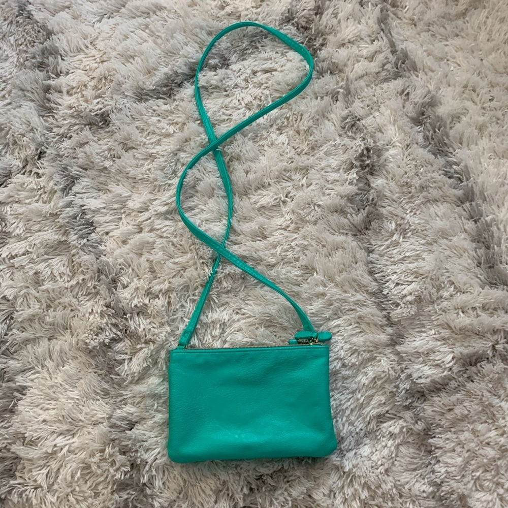 Teal purse